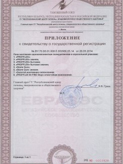 2015.03.25 Белая Калитва - Приложение к сертификату, Профили поливинилхлоридные системы Rehau.